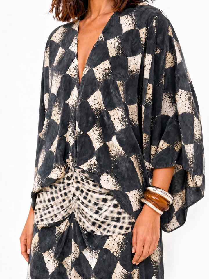 Maelia | Robe Mosaïque Méditerranéenne