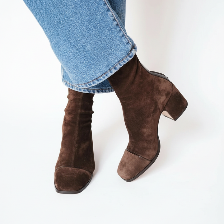Lily - Bottines Élégantes en Suède