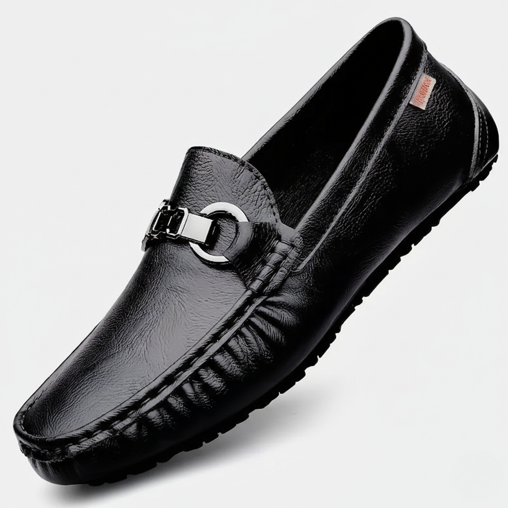 Erik | Mocassin de Conduite en Cuir Texturé