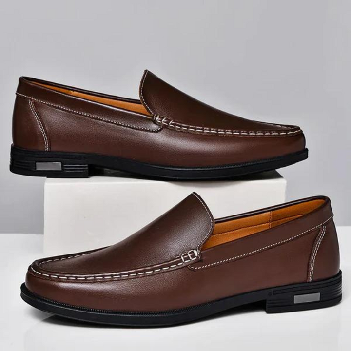 Garrett | Italiana Mocassins en Cuir Véritable