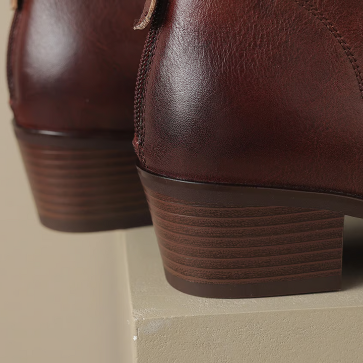 Camilla | Bottines chic à talon bas