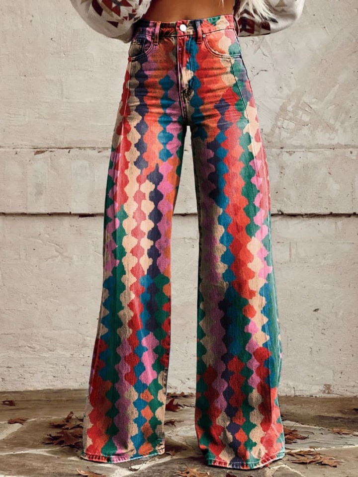 Amélie | Pantalon Bohémien Élégant