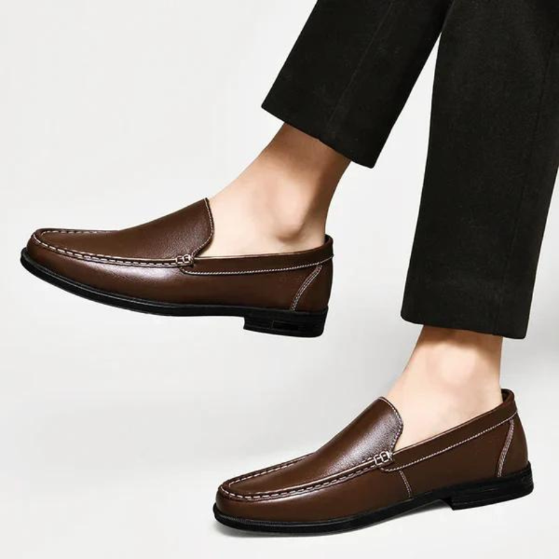 Garrett | Italiana Mocassins en Cuir Véritable