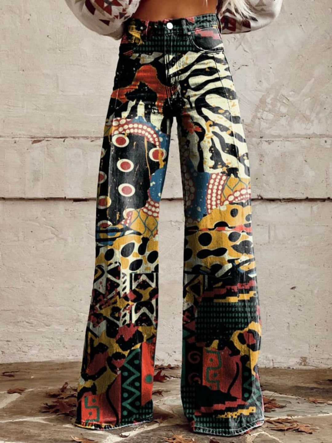 Élodie | Pantalons Amples Élégants