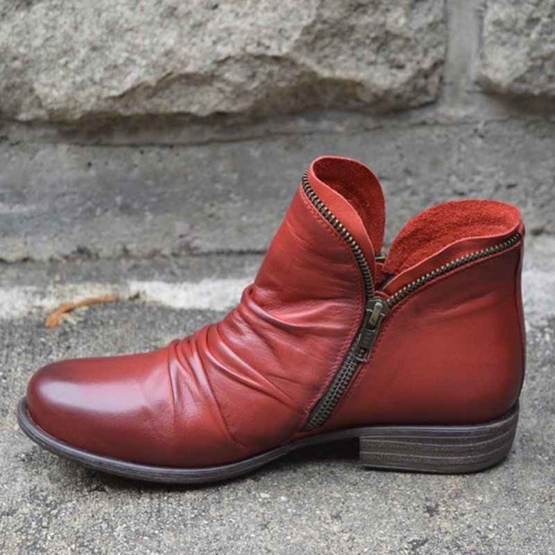 Vianne - Bottes En Cuir Élégantes
