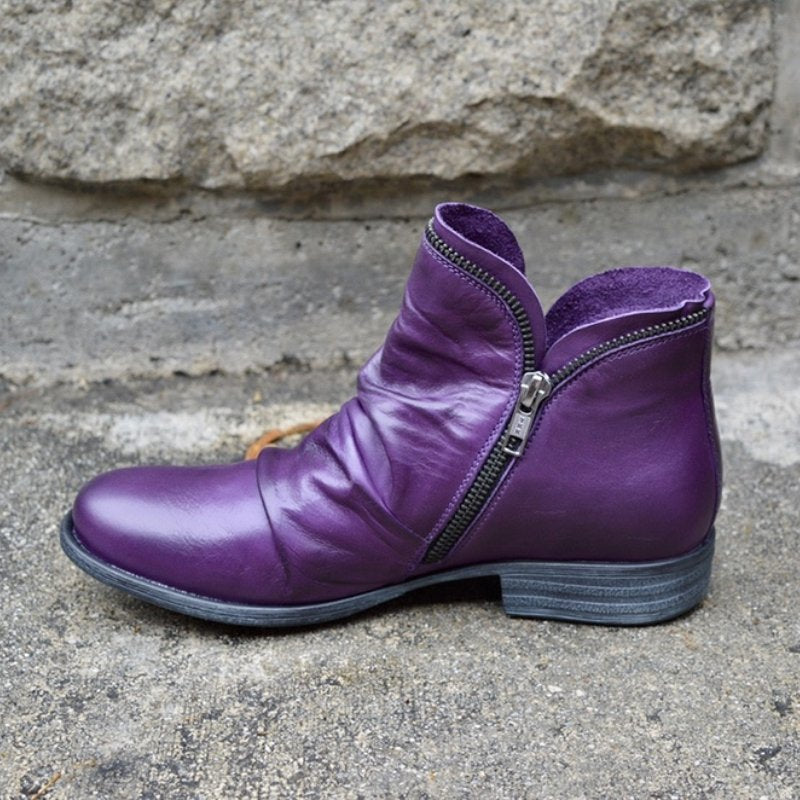 Vianne - Bottes En Cuir Élégantes
