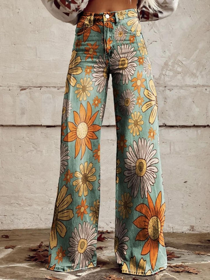 Cirilla | Pantalon Palazzo Floral