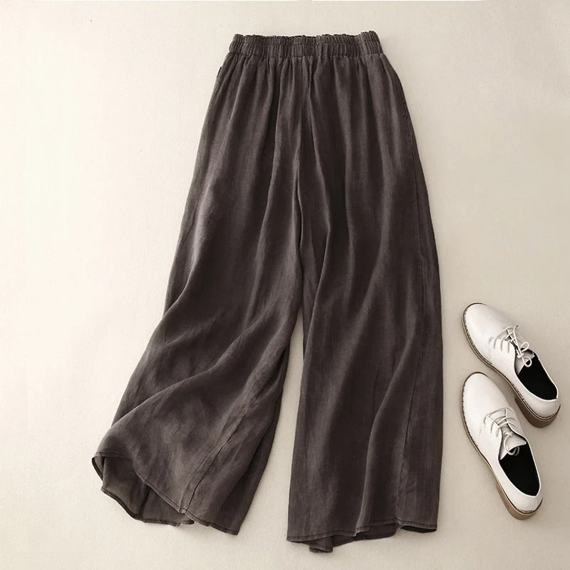 Nicolé - Pantalons En Lin Élégants