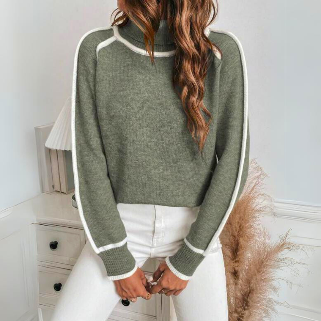 Kaylee - Pull Roulé Élégant