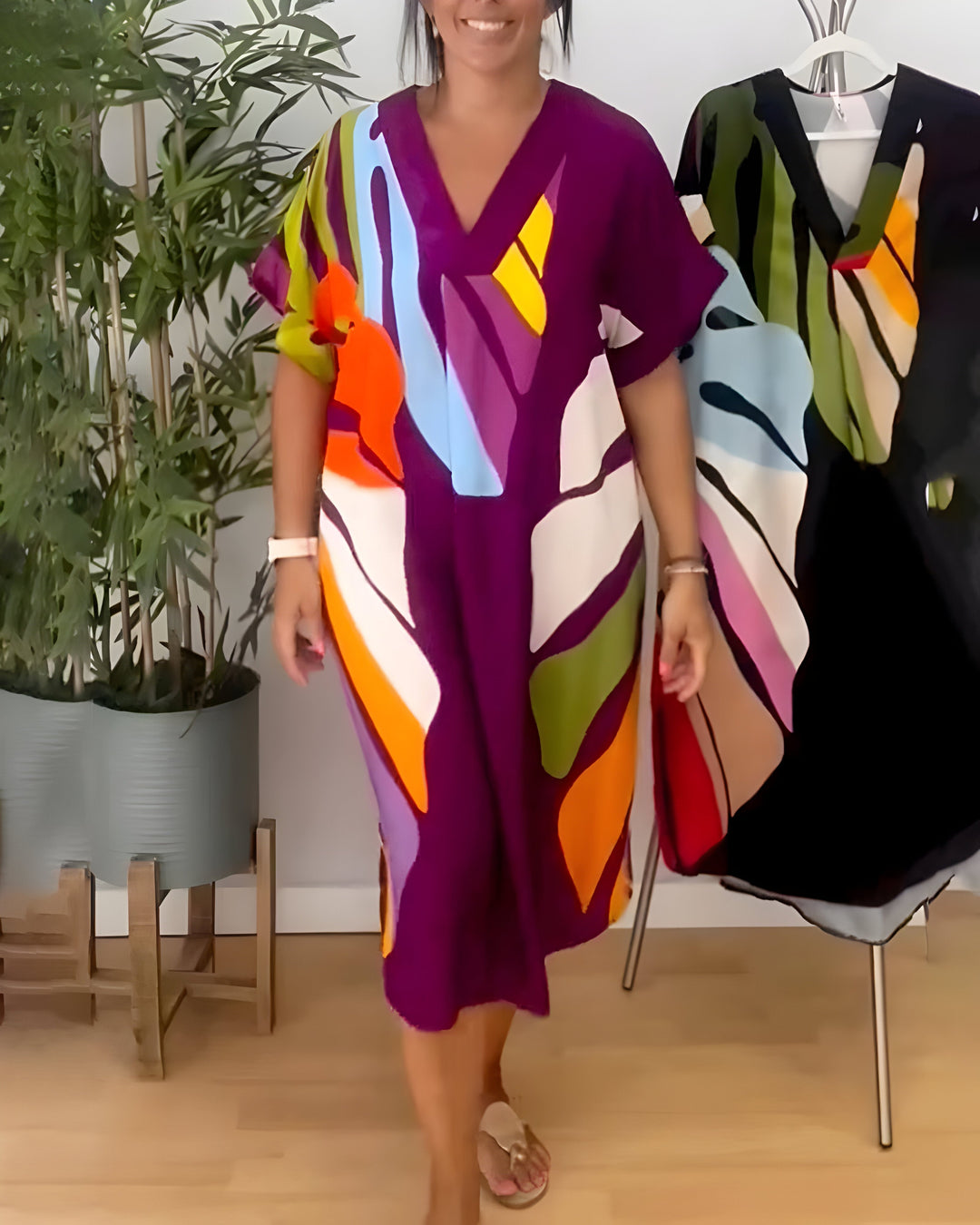 Rosaline - Robe Décontractée Colorée