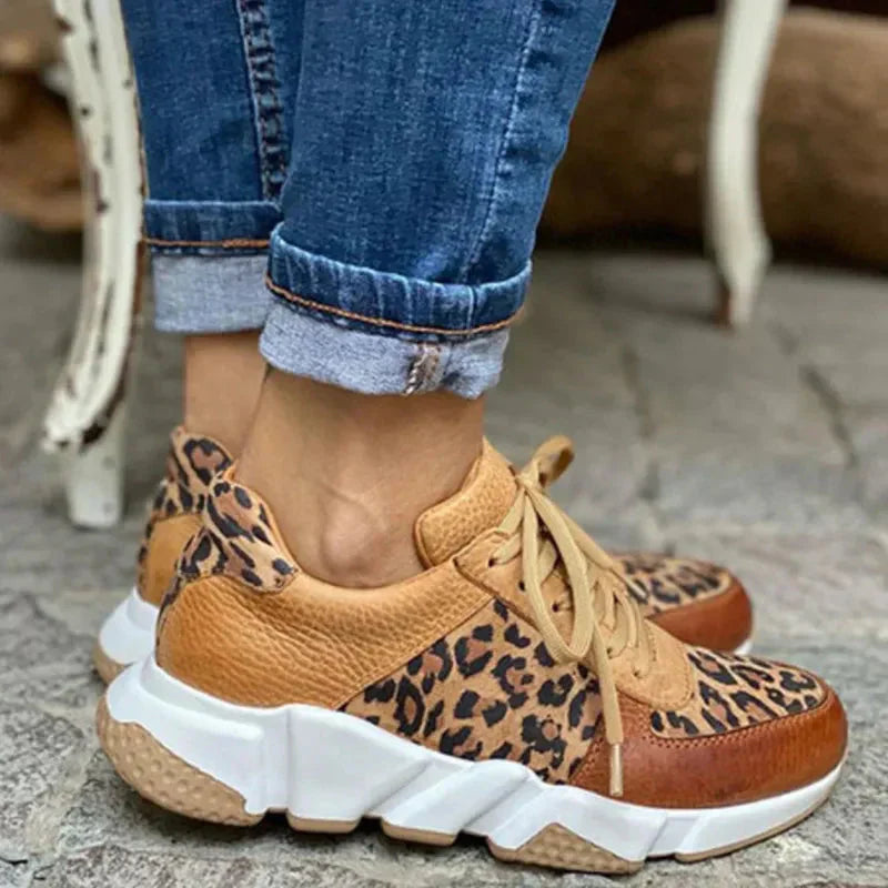 Femke - Sneakers Léopard Tendance