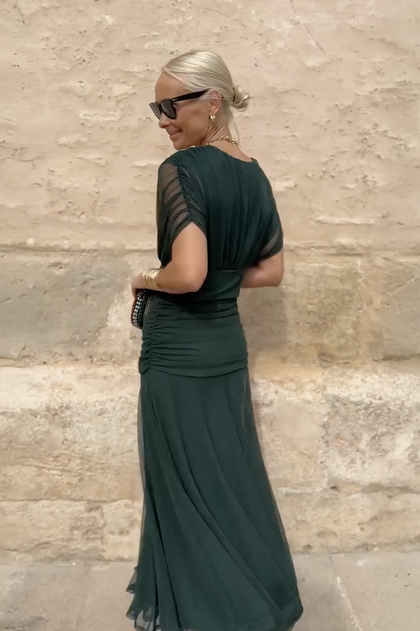 Clara | Robe Santana en Soie Élégante