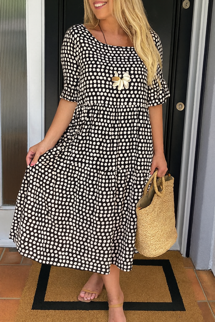 Diane - Élégante Robe Midi Décontractée
