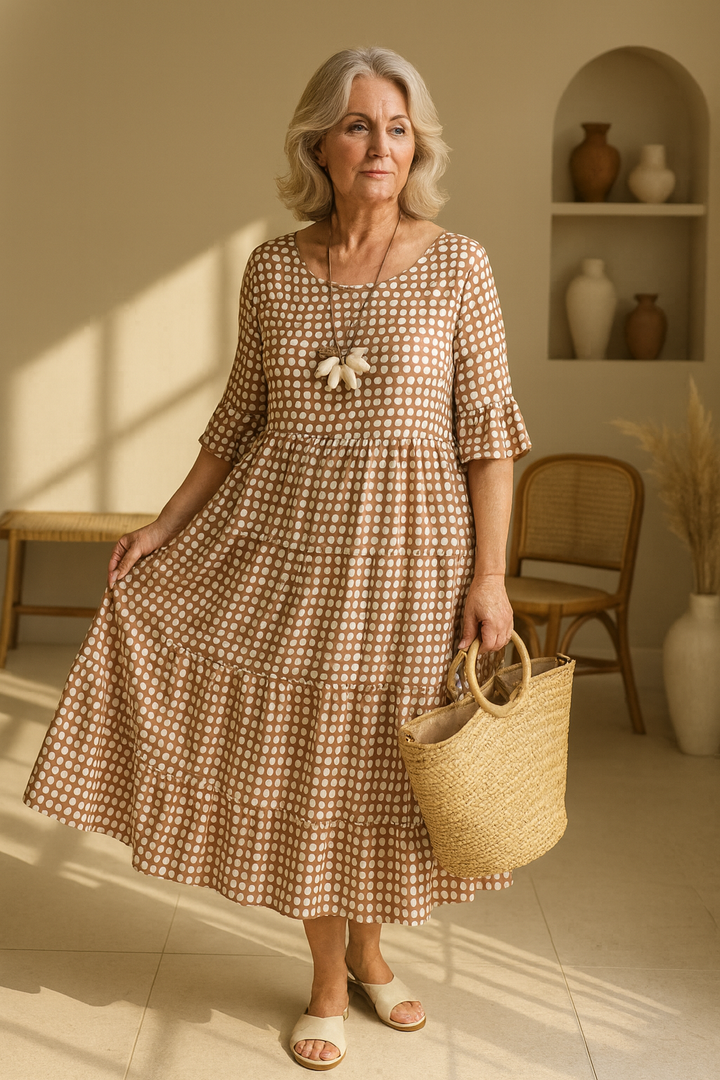 Diane - Élégante Robe Midi Décontractée
