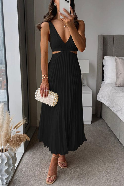 Yasmin - Robe Plissée Élégante