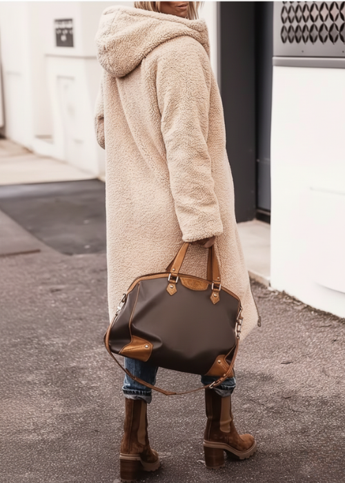 Layla - Manteau Long Réversible Élégant
