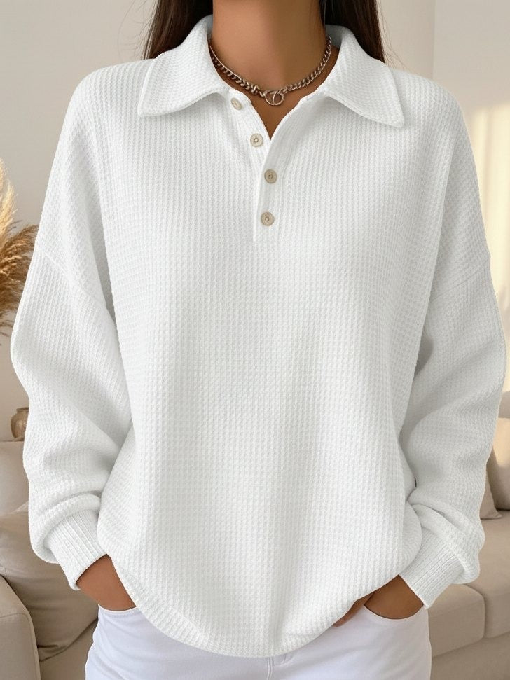 Ava - Pull Polo Doux Élégant