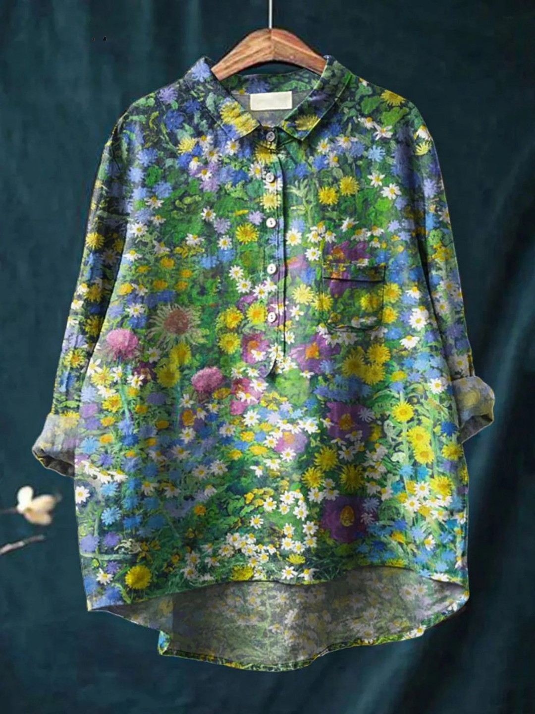 Imogen | Chemise Fleurie Léger