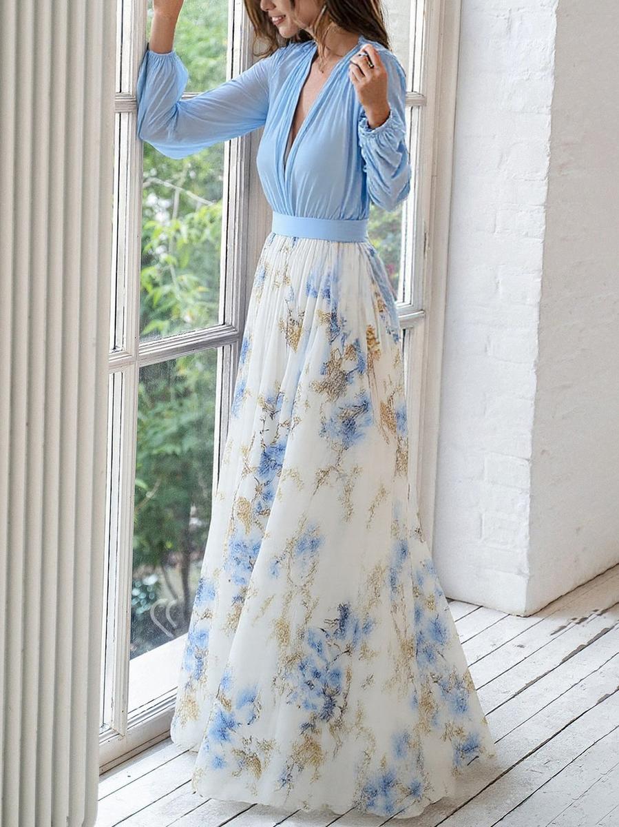 Pénélope  | Robe Maxi Fleurie