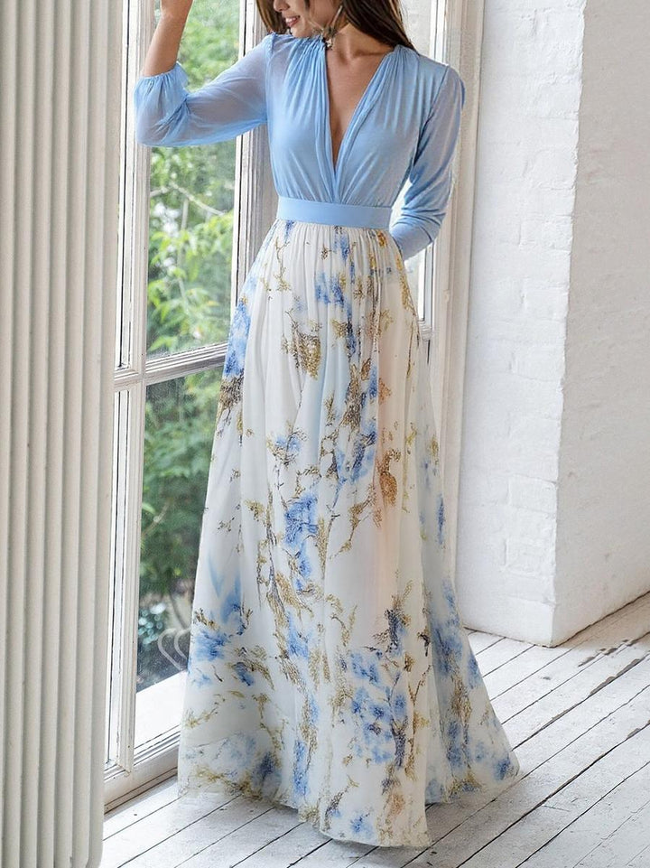 Pénélope  | Robe Maxi Fleurie