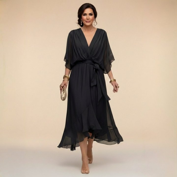 Monica - Élégante Robe en Chiffon