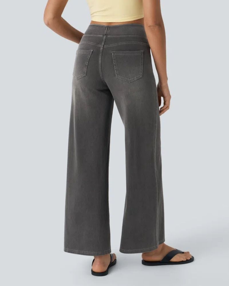 Ainsley - Jeans À Jambe Large Confortables