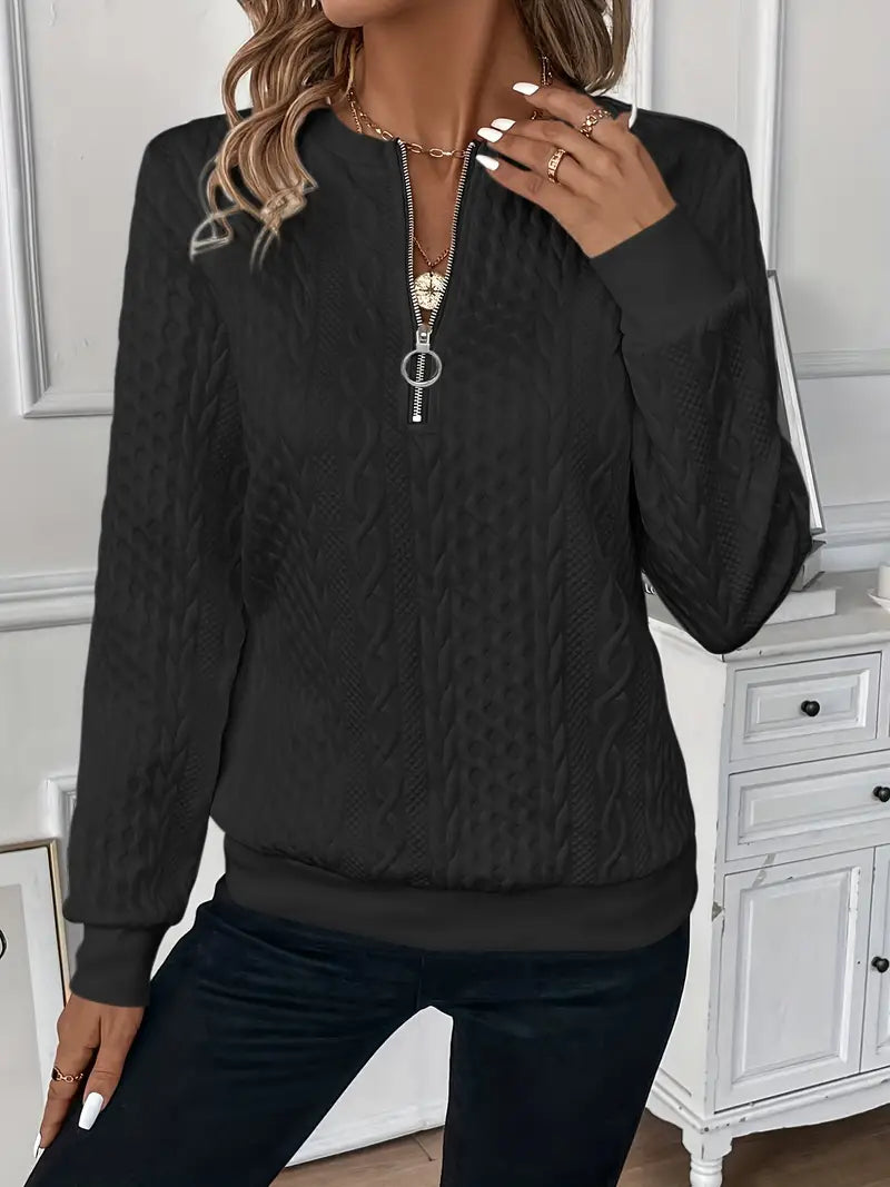 Lucia - Pull À Zip Élégant