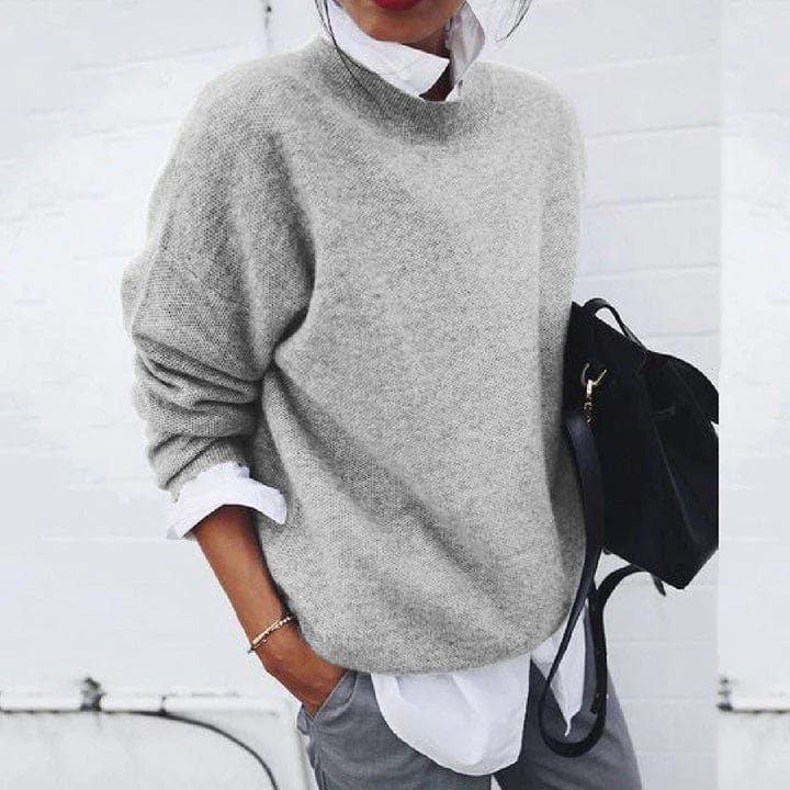 Jolanda - Pull en mélange de cachemire doux et confortable