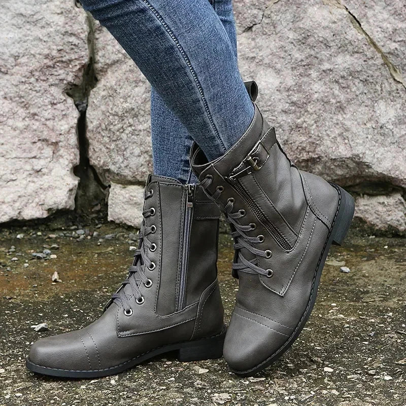 Erika - Bottes en Cuir Luxueuses