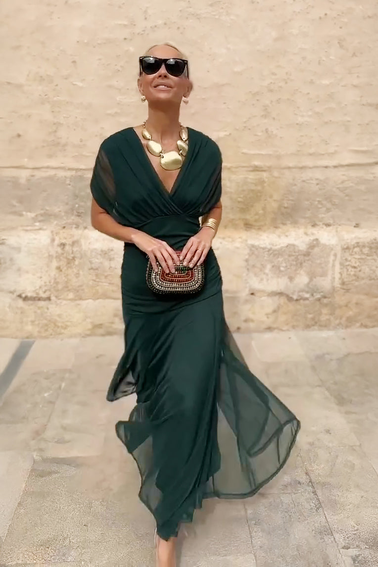 Clara | Robe Santana en Soie Élégante