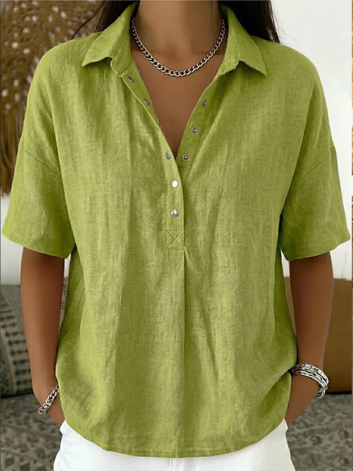 Lise - Blouse Décontractée en Coton