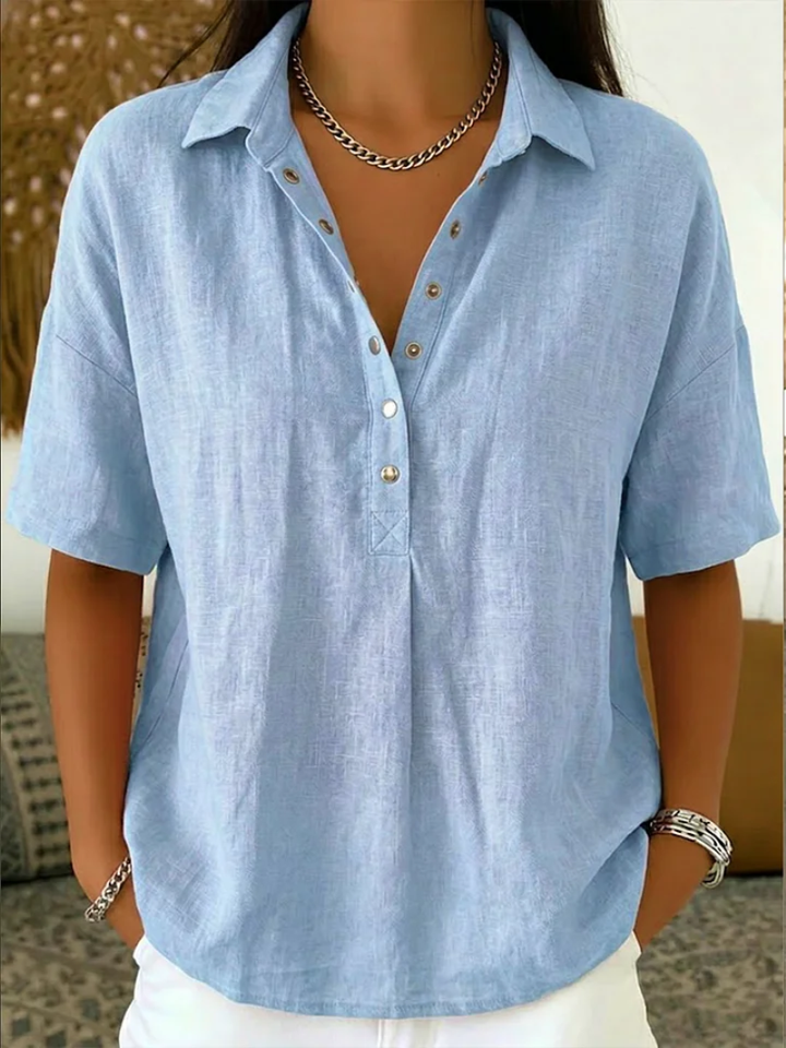 Lise - Blouse Décontractée en Coton