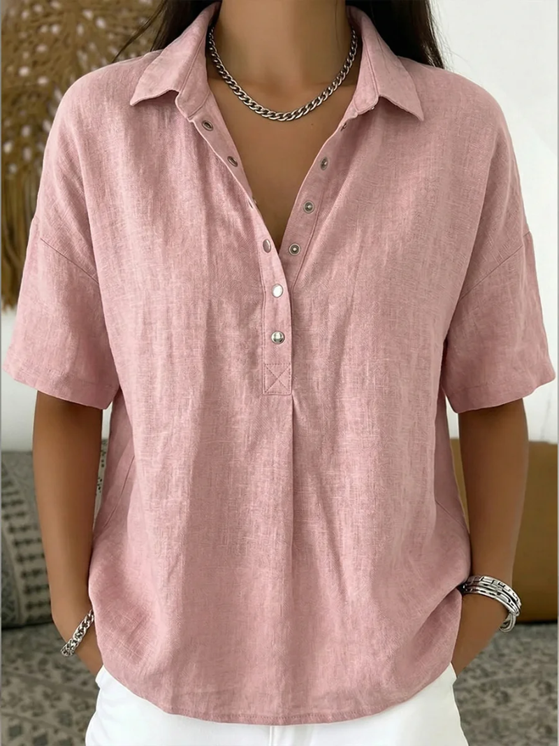 Lise - Blouse Décontractée en Coton