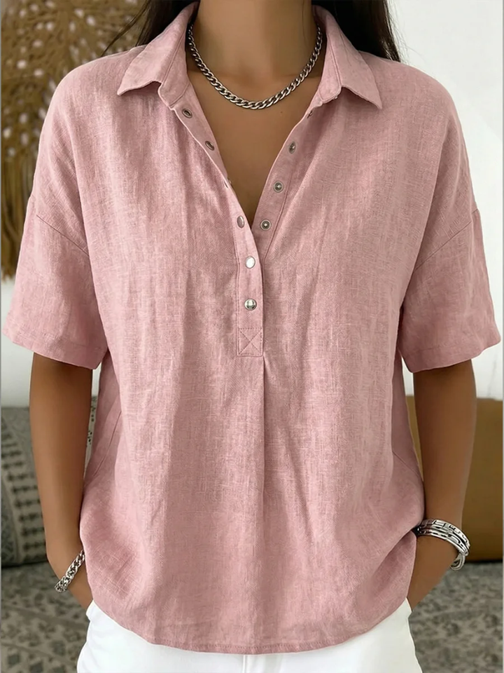 Lise - Blouse Décontractée en Coton
