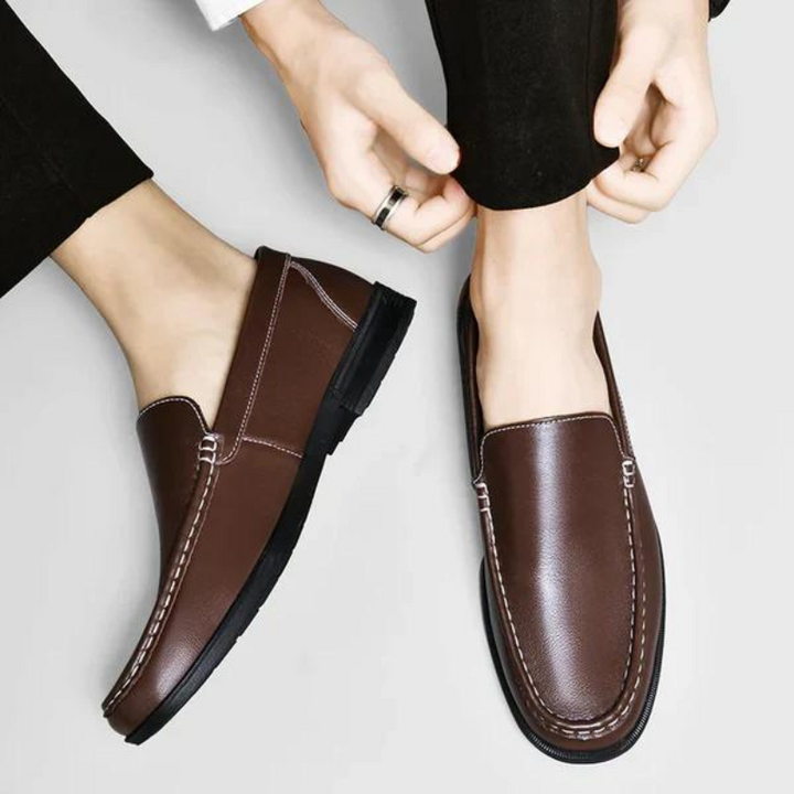 Garrett | Italiana Mocassins en Cuir Véritable
