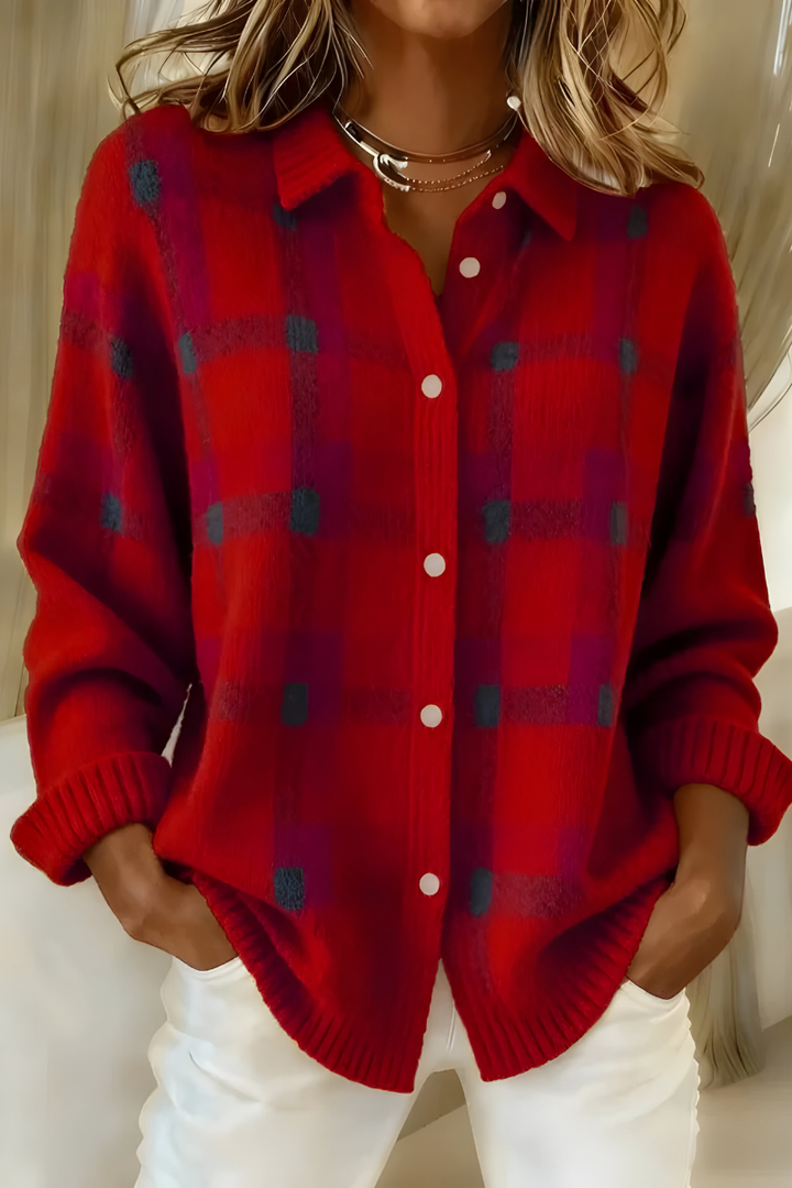 Tesa - Cardigan Rétro Confortable