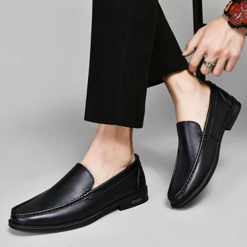 Garrett | Italiana Mocassins en Cuir Véritable
