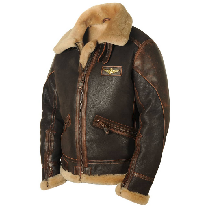 Maverick - Manteau En Cuir Élégant