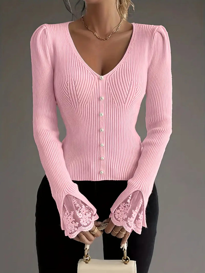 Elena - Pull Chic en Dentelle