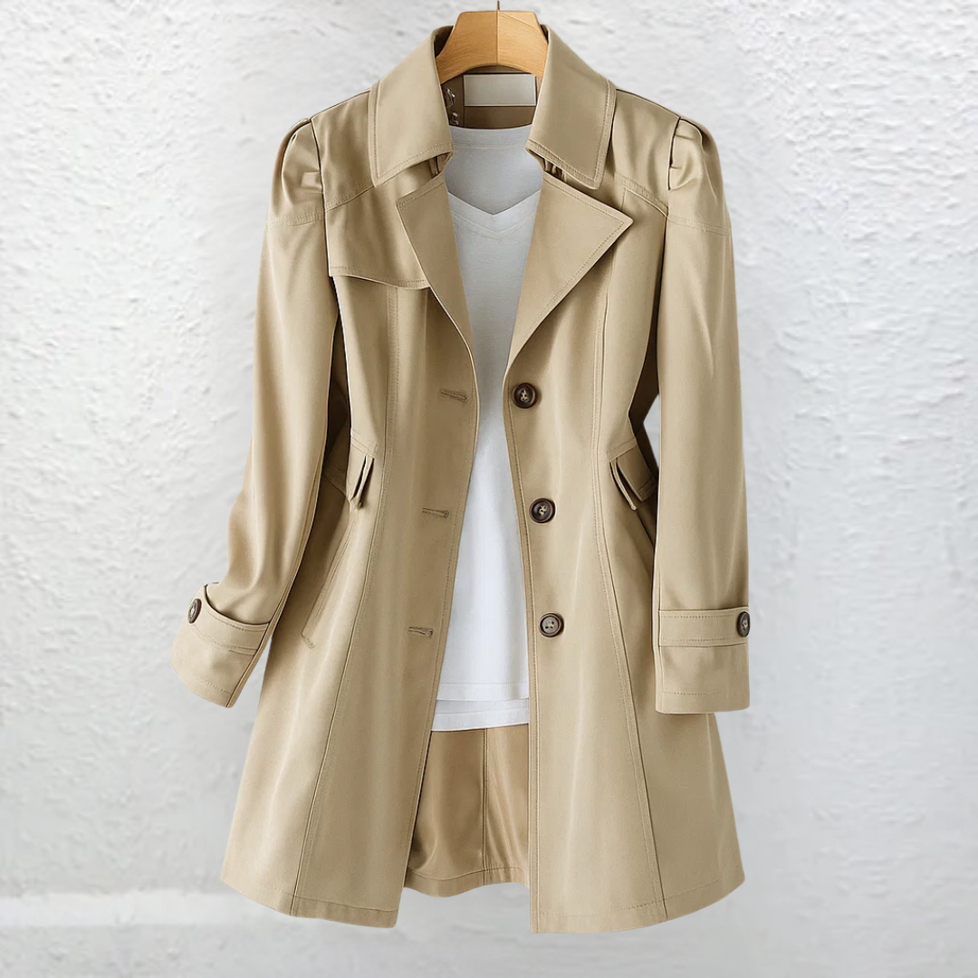 Veyressa - Manteau Trench Élégant