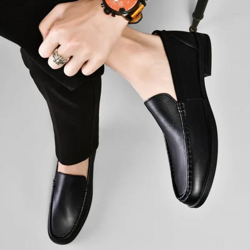 Garrett | Italiana Mocassins en Cuir Véritable