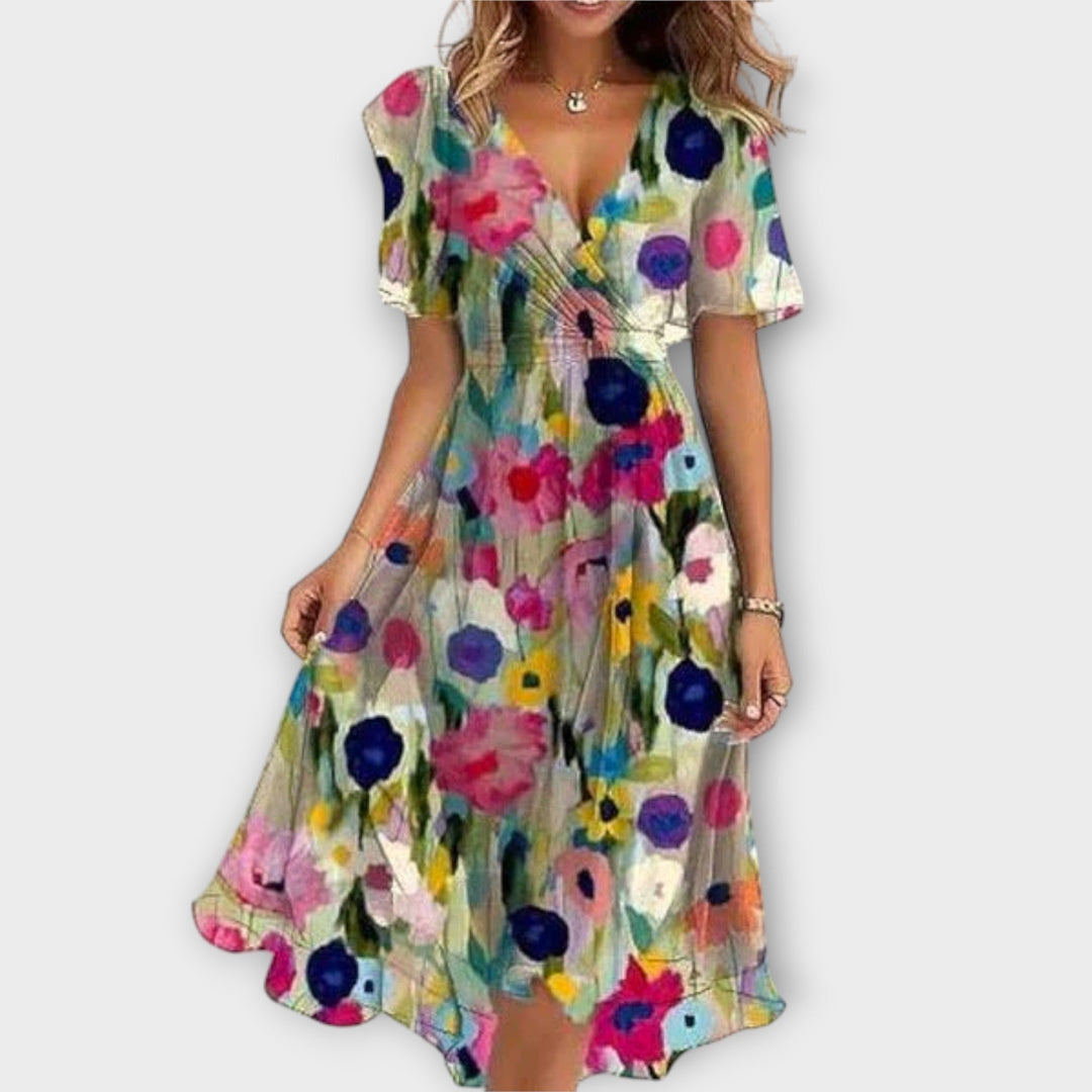 Floria | Robe Élégante Flatteuse