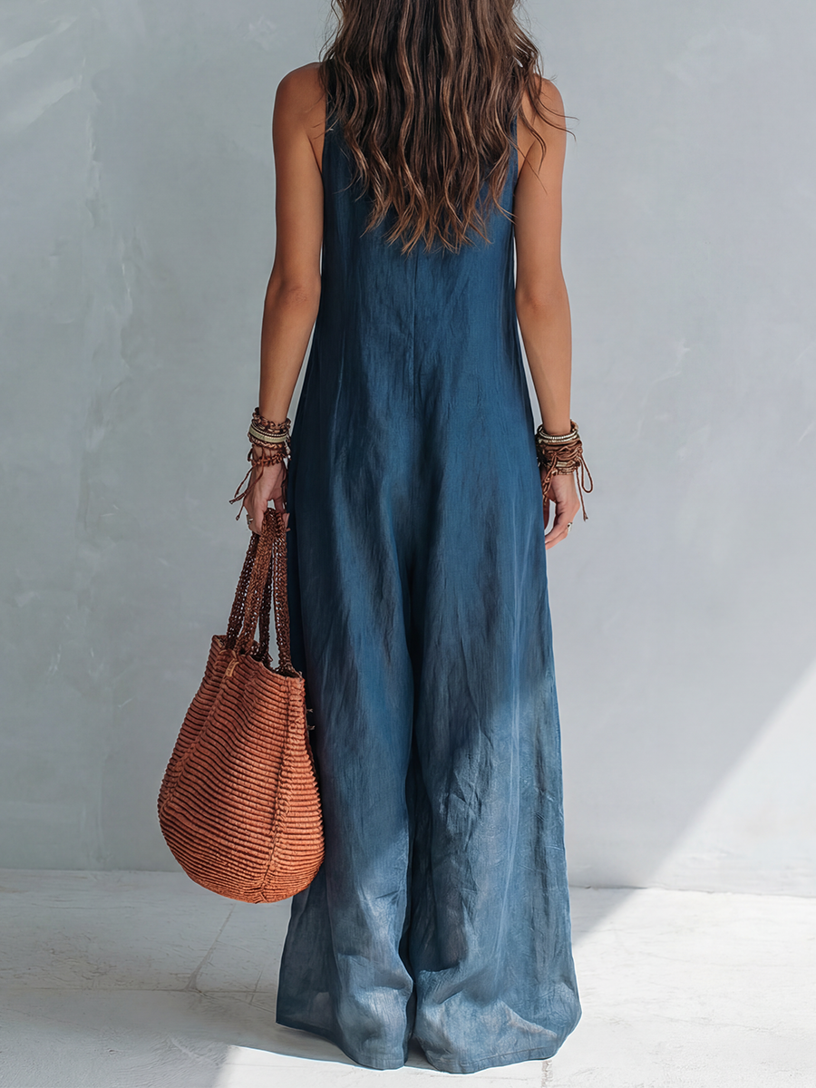 Lucy | Combinaison Large avec Poches Fonctionnelles