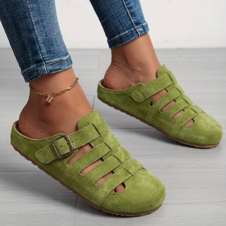 Celia | Sandales Mules Confortables sans Fermeture