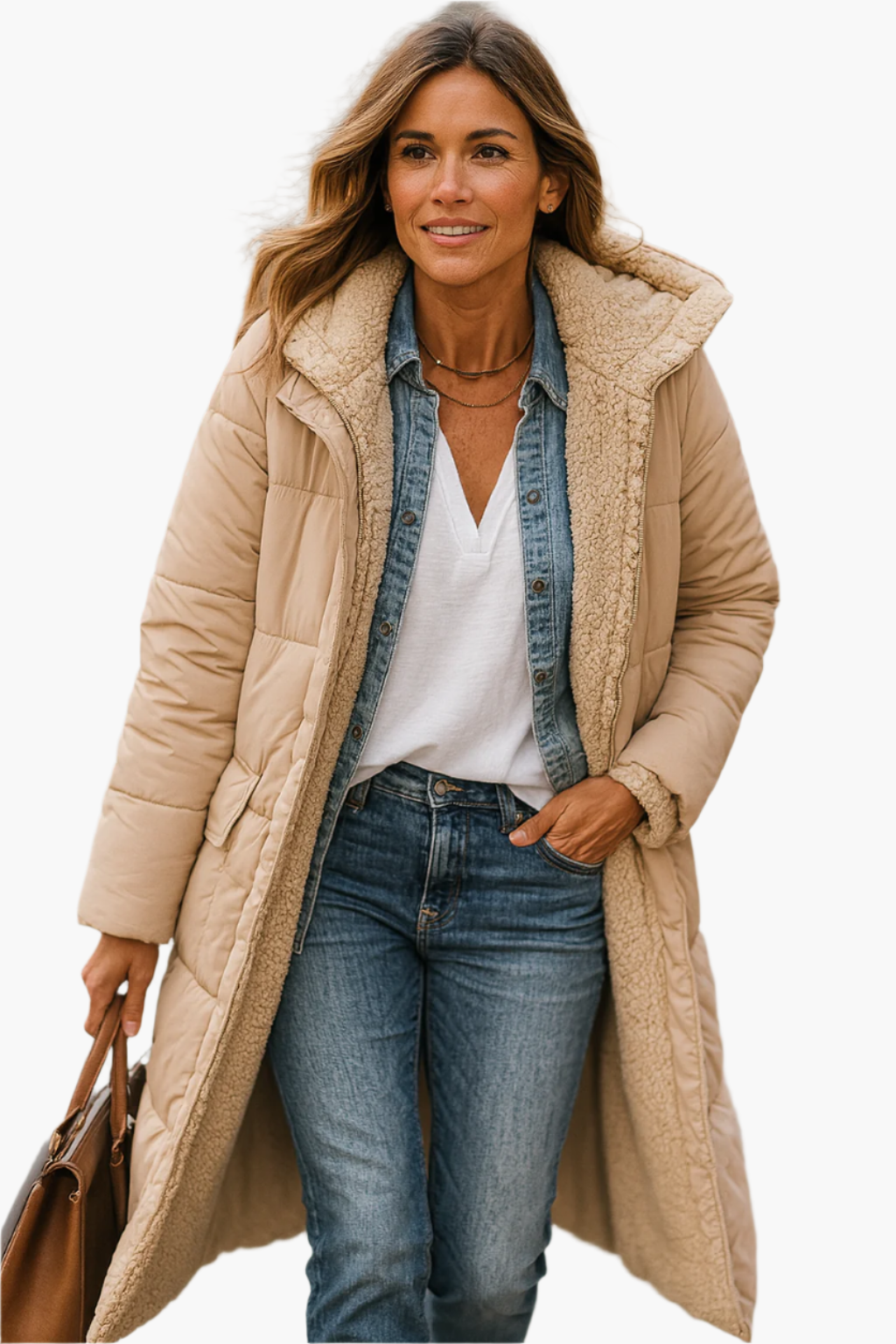 Paige - Manteau Long Douillet