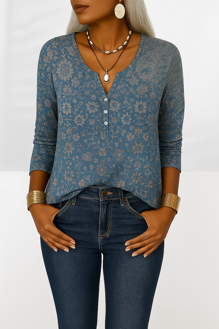 Alina - Blouse Boho Élégante