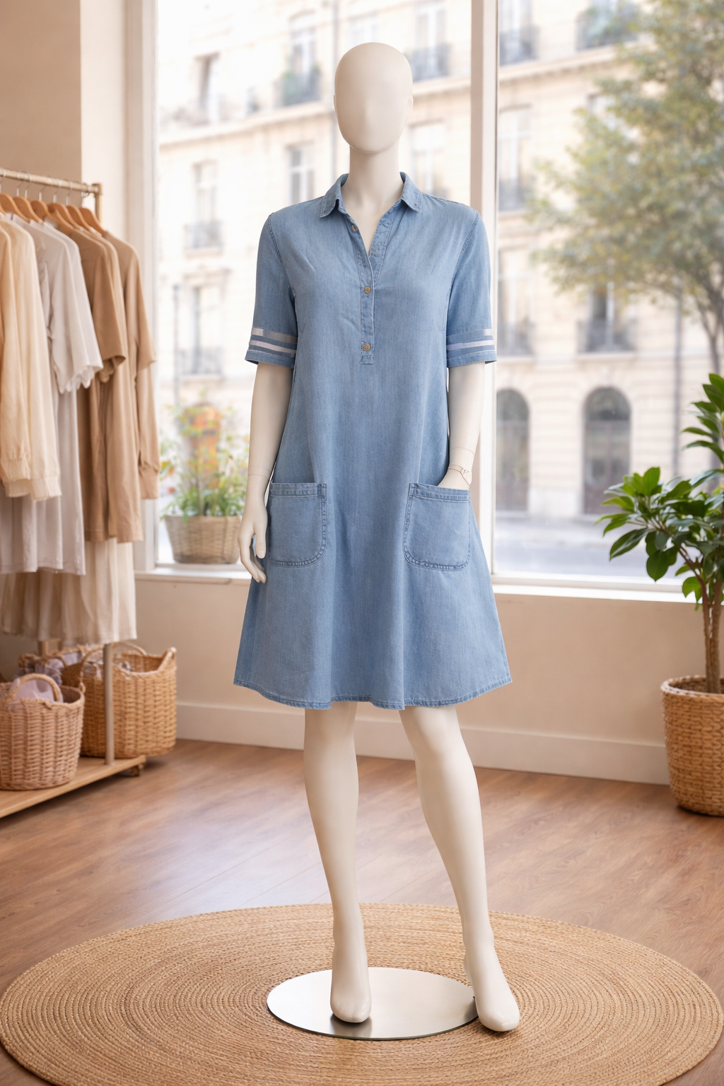 Bretagne - Robe Denim Décontractée
