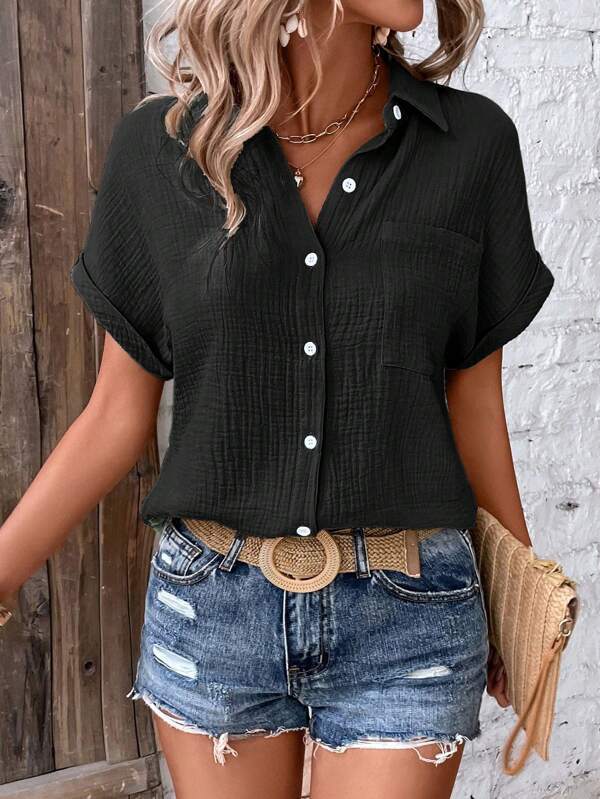 Lara - Blouse Aérienne Élégante