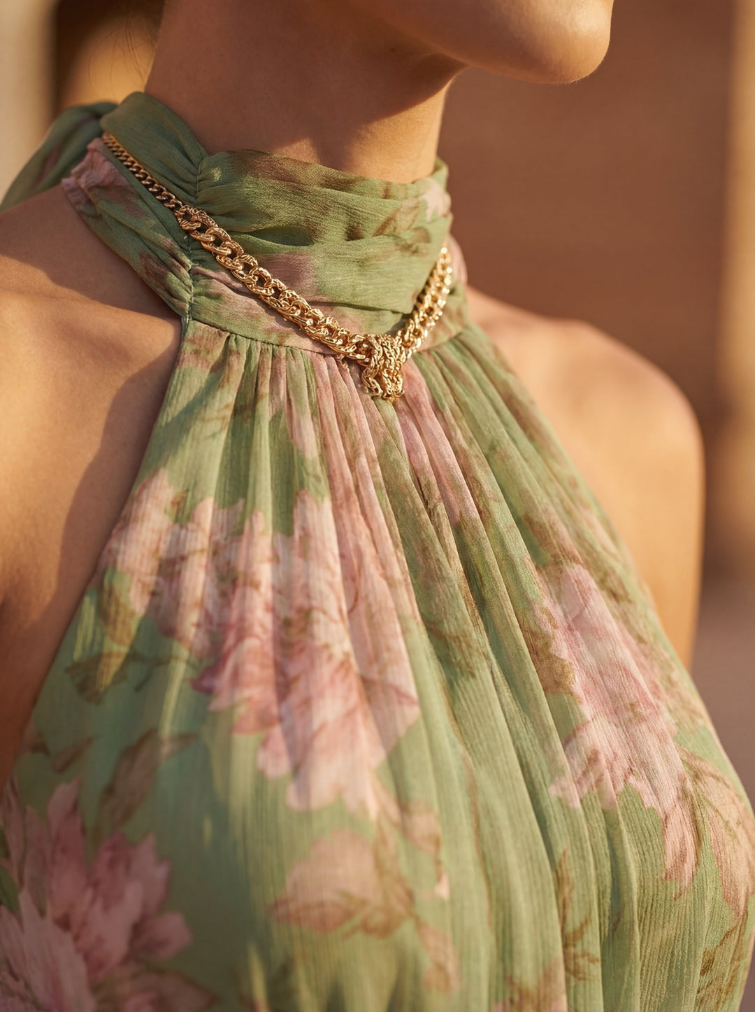 Roséline™ | Robe Longue Florale Elégante Aérienne
