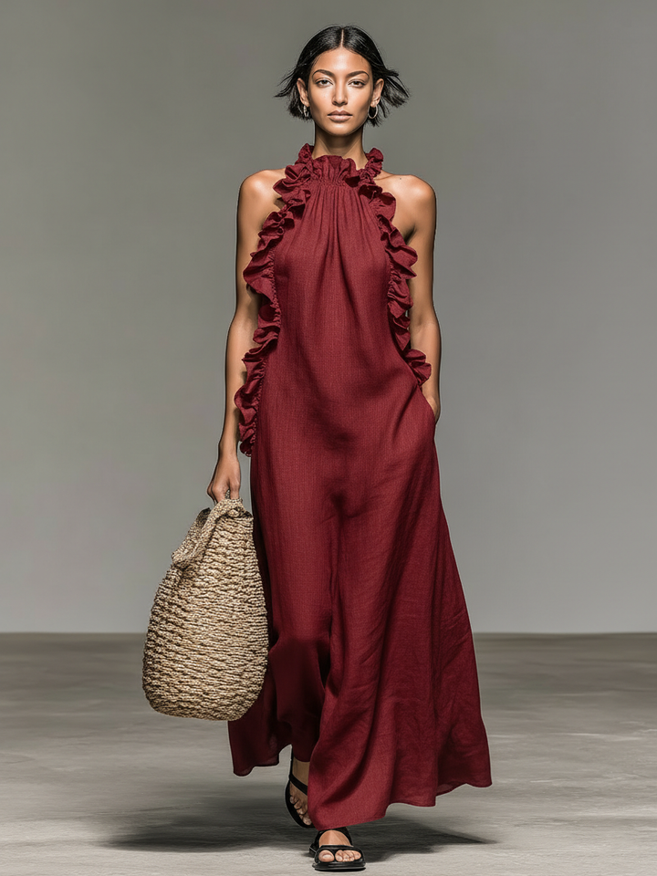Luna | Robe Maxi avec Poches